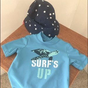 Baby Rashgaurd and hat